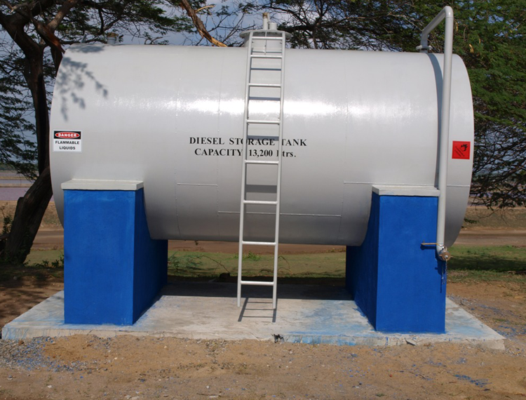 aboveground fuel tank